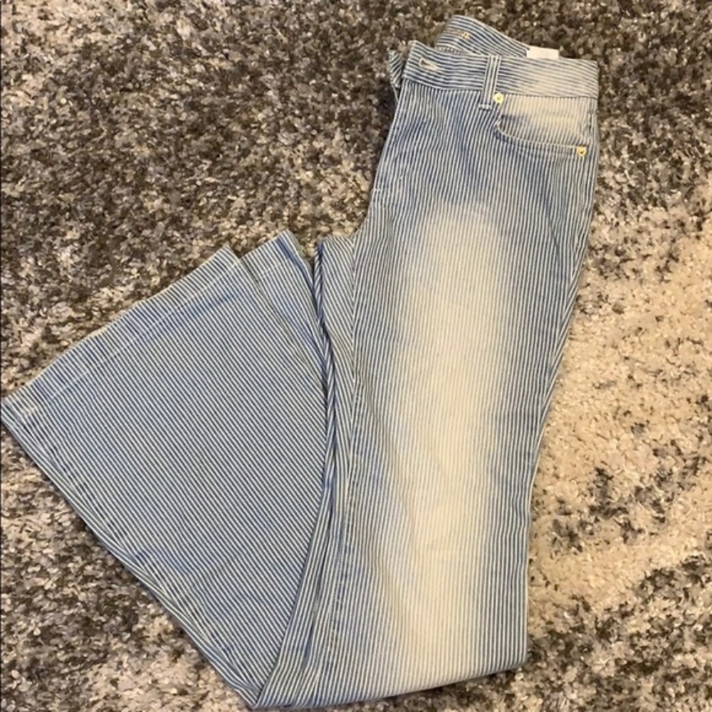 NWT Michael Michael Kors Selma Flare Hi Rise Jeans